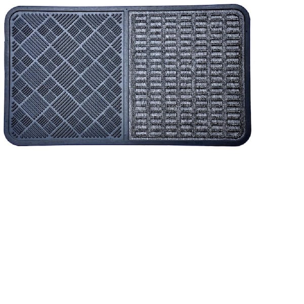 Imports Decor Inc Imports Decor 864SMT Rubber Gray Door Mat 864SMT - main